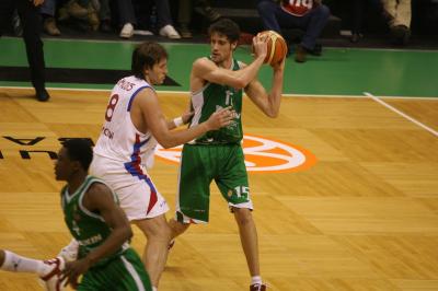 TREVISO 10 01 2007 CHAMPIONS LEAGUE  2007-2008 BENETTON BASKET - CSKA MOSCA