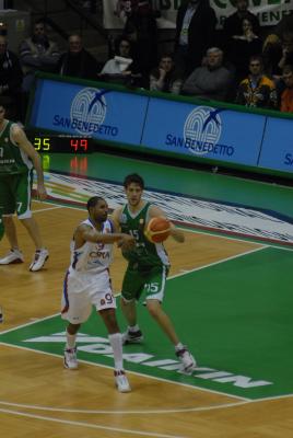 TREVISO 10 01 2007 CHAMPIONS LEAGUE  2007-2008 BENETTON BASKET - CSKA MOSCA
