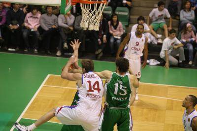 TREVISO 10 01 2007 CHAMPIONS LEAGUE  2007-2008 BENETTON BASKET - CSKA MOSCA