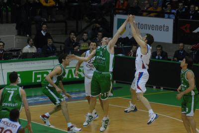TREVISO 10 01 2007 CHAMPIONS LEAGUE  2007-2008 BENETTON BASKET - CSKA MOSCA