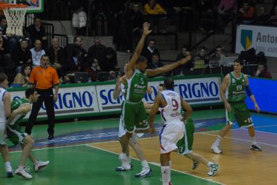 TREVISO 10 01 2007 CHAMPIONS LEAGUE  2007-2008 BENETTON BASKET - CSKA MOSCA