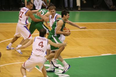 TREVISO 10 01 2007 CHAMPIONS LEAGUE  2007-2008 BENETTON BASKET - CSKA MOSCA
