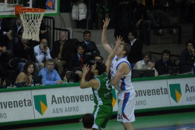 TREVISO 10 01 2007 CHAMPIONS LEAGUE  2007-2008 BENETTON BASKET - CSKA MOSCA