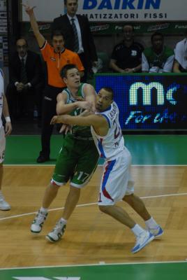 TREVISO 10 01 2007 CHAMPIONS LEAGUE  2007-2008 BENETTON BASKET - CSKA MOSCA