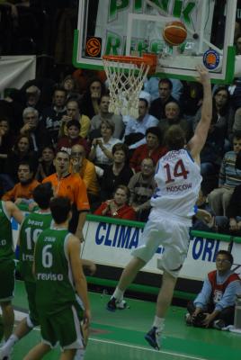 TREVISO 10 01 2007 CHAMPIONS LEAGUE  2007-2008 BENETTON BASKET - CSKA MOSCA
