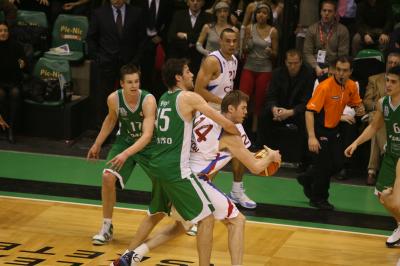 TREVISO 10 01 2007 CHAMPIONS LEAGUE  2007-2008 BENETTON BASKET - CSKA MOSCA