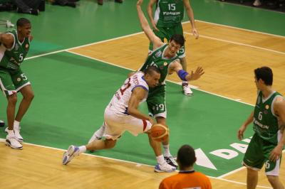 TREVISO 10 01 2007 CHAMPIONS LEAGUE  2007-2008 BENETTON BASKET - CSKA MOSCA