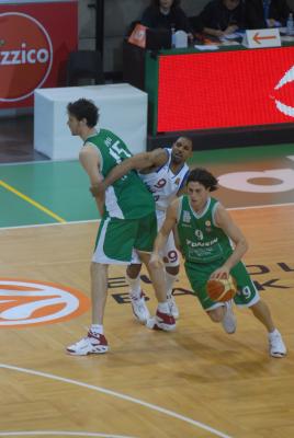 TREVISO 10 01 2007 CHAMPIONS LEAGUE  2007-2008 BENETTON BASKET - CSKA MOSCA