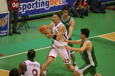 TREVISO 10 01 2007 CHAMPIONS LEAGUE  2007-2008 BENETTON BASKET - CSKA MOSCA