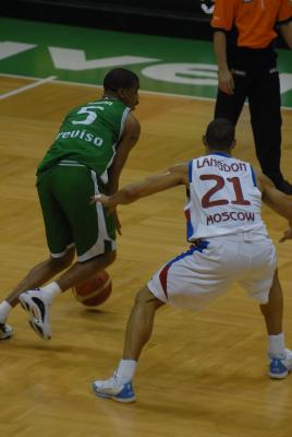 TREVISO 10 01 2007 CHAMPIONS LEAGUE  2007-2008 BENETTON BASKET - CSKA MOSCA