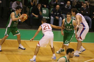 TREVISO 10 01 2007 CHAMPIONS LEAGUE  2007-2008 BENETTON BASKET - CSKA MOSCA