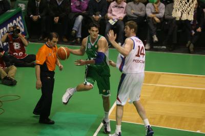 TREVISO 10 01 2007 CHAMPIONS LEAGUE  2007-2008 BENETTON BASKET - CSKA MOSCA