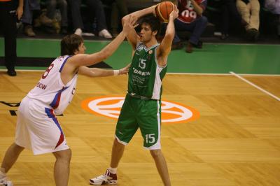 TREVISO 10 01 2007 CHAMPIONS LEAGUE  2007-2008 BENETTON BASKET - CSKA MOSCA