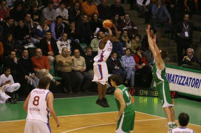 TREVISO 10 01 2007 CHAMPIONS LEAGUE  2007-2008 BENETTON BASKET - CSKA MOSCA