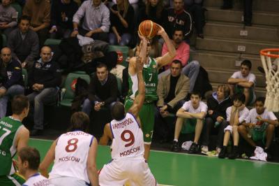 TREVISO 10 01 2007 CHAMPIONS LEAGUE  2007-2008 BENETTON BASKET - CSKA MOSCA