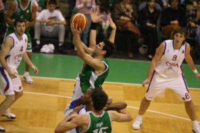 TREVISO 10 01 2007 CHAMPIONS LEAGUE  2007-2008 BENETTON BASKET - CSKA MOSCA