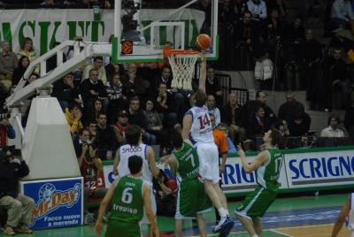 TREVISO 10 01 2007 CHAMPIONS LEAGUE  2007-2008 BENETTON BASKET - CSKA MOSCA