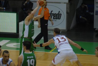 TREVISO 10 01 2007 CHAMPIONS LEAGUE  2007-2008 BENETTON BASKET - CSKA MOSCA