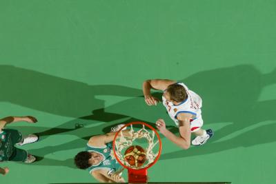 TREVISO 10 01 2007 CHAMPIONS LEAGUE  2007-2008 BENETTON BASKET - CSKA MOSCA