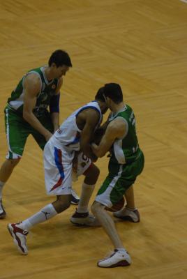 TREVISO 10 01 2007 CHAMPIONS LEAGUE  2007-2008 BENETTON BASKET - CSKA MOSCA