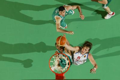 TREVISO 10 01 2007 CHAMPIONS LEAGUE  2007-2008 BENETTON BASKET - CSKA MOSCA