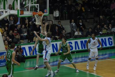 TREVISO 10 01 2007 CHAMPIONS LEAGUE  2007-2008 BENETTON BASKET - CSKA MOSCA
