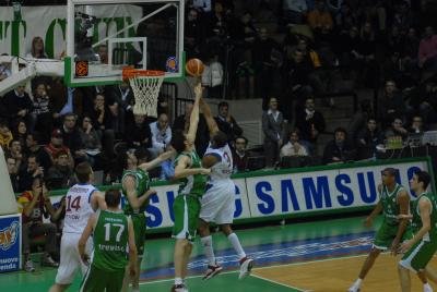 TREVISO 10 01 2007 CHAMPIONS LEAGUE  2007-2008 BENETTON BASKET - CSKA MOSCA