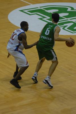 TREVISO 10 01 2007 CHAMPIONS LEAGUE  2007-2008 BENETTON BASKET - CSKA MOSCA