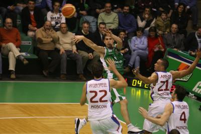 TREVISO 10 01 2007 CHAMPIONS LEAGUE  2007-2008 BENETTON BASKET - CSKA MOSCA