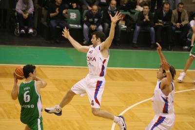 TREVISO 10 01 2007 CHAMPIONS LEAGUE  2007-2008 BENETTON BASKET - CSKA MOSCA