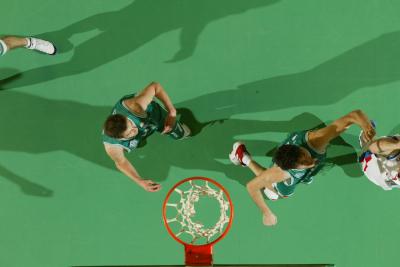 TREVISO 10 01 2007 CHAMPIONS LEAGUE  2007-2008 BENETTON BASKET - CSKA MOSCA