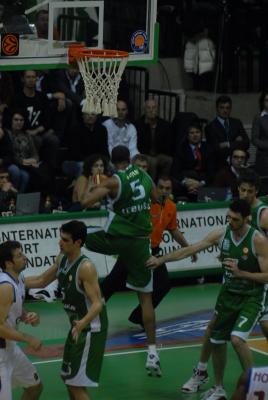 TREVISO 10 01 2007 CHAMPIONS LEAGUE  2007-2008 BENETTON BASKET - CSKA MOSCA