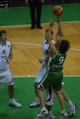 TREVISO 10 01 2007 CHAMPIONS LEAGUE  2007-2008 BENETTON BASKET - CSKA MOSCA