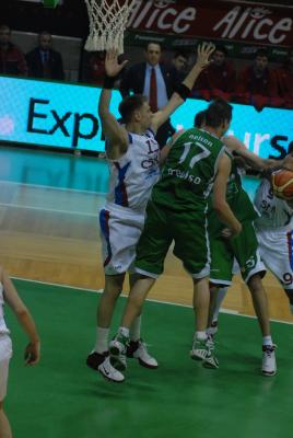 TREVISO 10 01 2007 CHAMPIONS LEAGUE  2007-2008 BENETTON BASKET - CSKA MOSCA