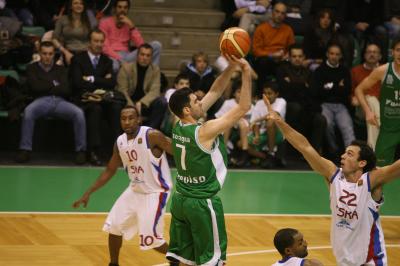 TREVISO 10 01 2007 CHAMPIONS LEAGUE  2007-2008 BENETTON BASKET - CSKA MOSCA