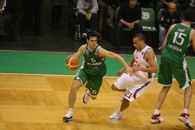 TREVISO 10 01 2007 CHAMPIONS LEAGUE  2007-2008 BENETTON BASKET - CSKA MOSCA