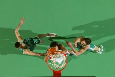 TREVISO 10 01 2007 CHAMPIONS LEAGUE  2007-2008 BENETTON BASKET - CSKA MOSCA