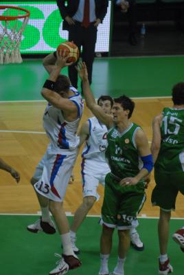 TREVISO 10 01 2007 CHAMPIONS LEAGUE  2007-2008 BENETTON BASKET - CSKA MOSCA