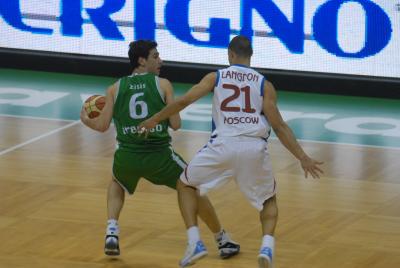 TREVISO 10 01 2007 CHAMPIONS LEAGUE  2007-2008 BENETTON BASKET - CSKA MOSCA