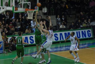 TREVISO 10 01 2007 CHAMPIONS LEAGUE  2007-2008 BENETTON BASKET - CSKA MOSCA