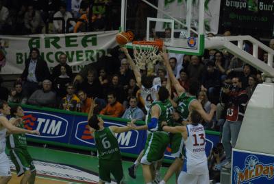 TREVISO 10 01 2007 CHAMPIONS LEAGUE  2007-2008 BENETTON BASKET - CSKA MOSCA