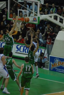 TREVISO 10 01 2007 CHAMPIONS LEAGUE  2007-2008 BENETTON BASKET - CSKA MOSCA