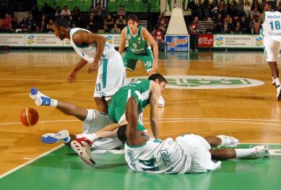 TREVISO 24 01 2007 CHAMPIONS LEAGUE  2007-2008 BENETTON BASKET - PAUORTHEZ