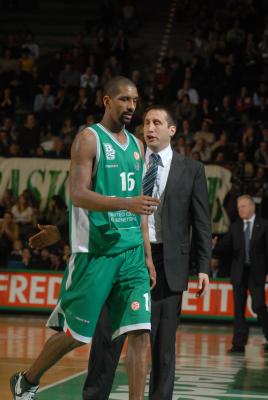 TREVISO 21  02 2007 CHAMPIONS LEAGUE  2006-2007 BENETTON BASKET - DINAMO MOSCA