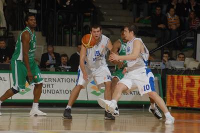 TREVISO 21  02 2007 CHAMPIONS LEAGUE  2006-2007 BENETTON BASKET - DINAMO MOSCA