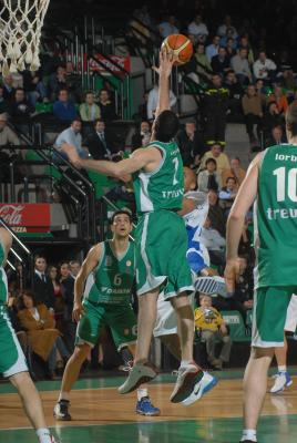 TREVISO 21  02 2007 CHAMPIONS LEAGUE  2006-2007 BENETTON BASKET - DINAMO MOSCA