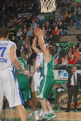 TREVISO 21  02 2007 CHAMPIONS LEAGUE  2006-2007 BENETTON BASKET - DINAMO MOSCA