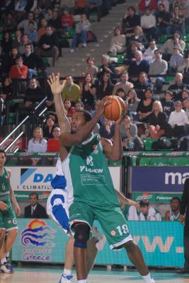 TREVISO 21  02 2007 CHAMPIONS LEAGUE  2006-2007 BENETTON BASKET - DINAMO MOSCA