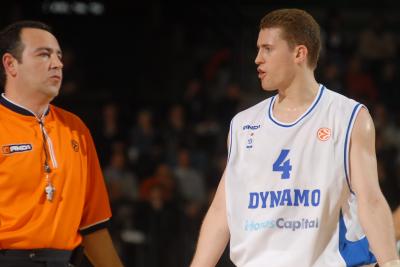 TREVISO 21  02 2007 CHAMPIONS LEAGUE  2006-2007 BENETTON BASKET - DINAMO MOSCA