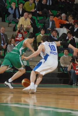 TREVISO 21  02 2007 CHAMPIONS LEAGUE  2006-2007 BENETTON BASKET - DINAMO MOSCA